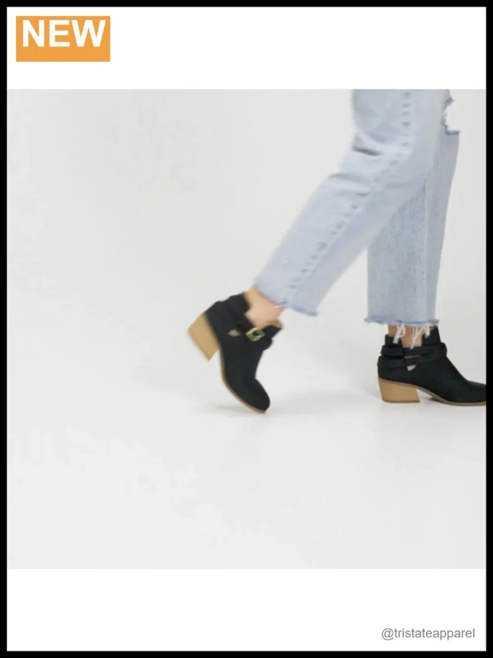 Women's Ankle Booties Faux Leather Block Heel Pointed Toe Pull-On Comfort